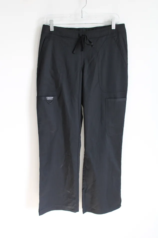 Cherokee Black Scrub Pants S Petite Cherokee Rings