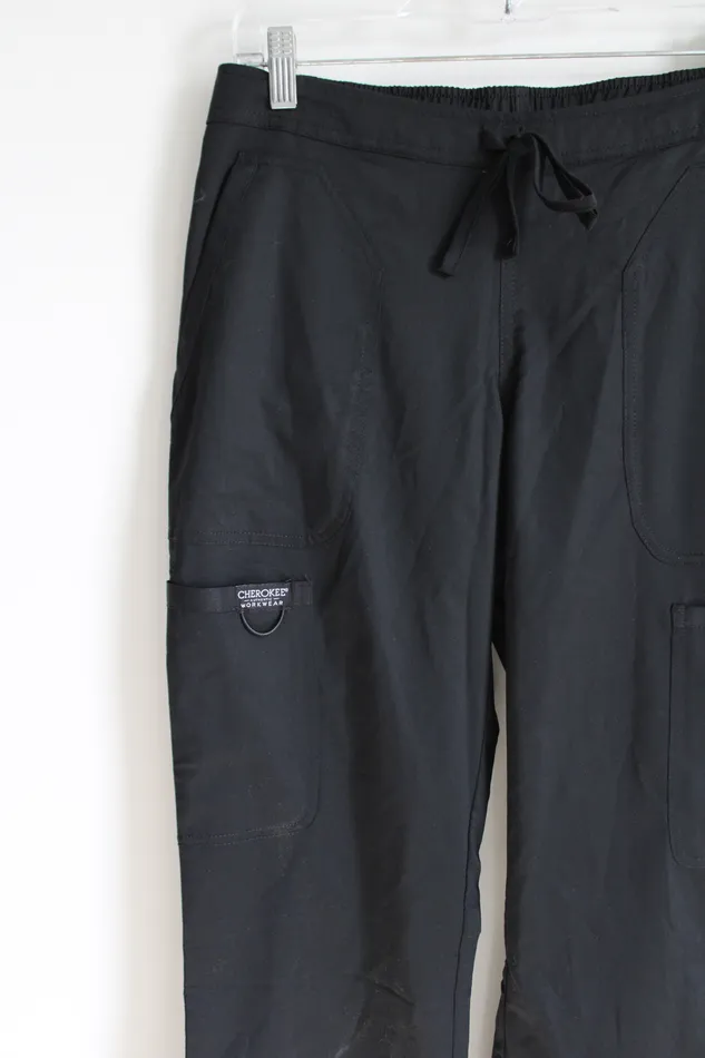 Cherokee Black Scrub Pants S Petite Cherokee Rings