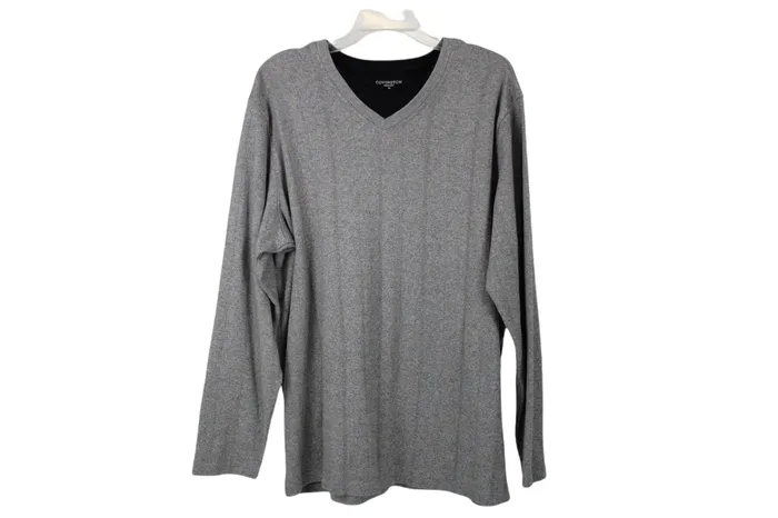 Covington Gray Long Sleeved Shirt XL Covington Earrings