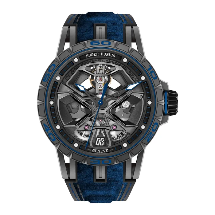 Earrings Roger Dubuis Roger Dubuis Excalibur Spider Huracn Black DLC Titanium Watch Earrings Roger Dubuis Roger Dubuis Excalibur Spider Huracn Black DLC Titanium Watch