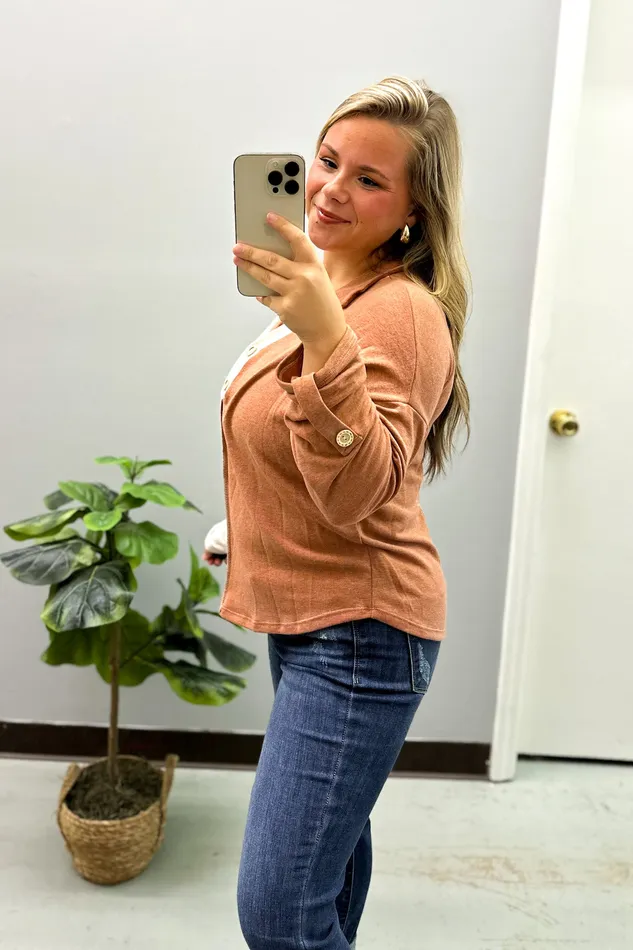 Necklaces Haptics What I Like About You Color Block Top RustCream