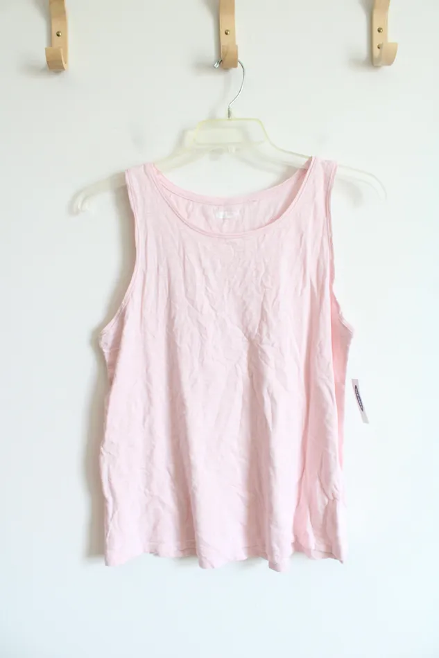 Necklaces Old Navy NEW Old Navy Light Pink Cotton Tank Top L