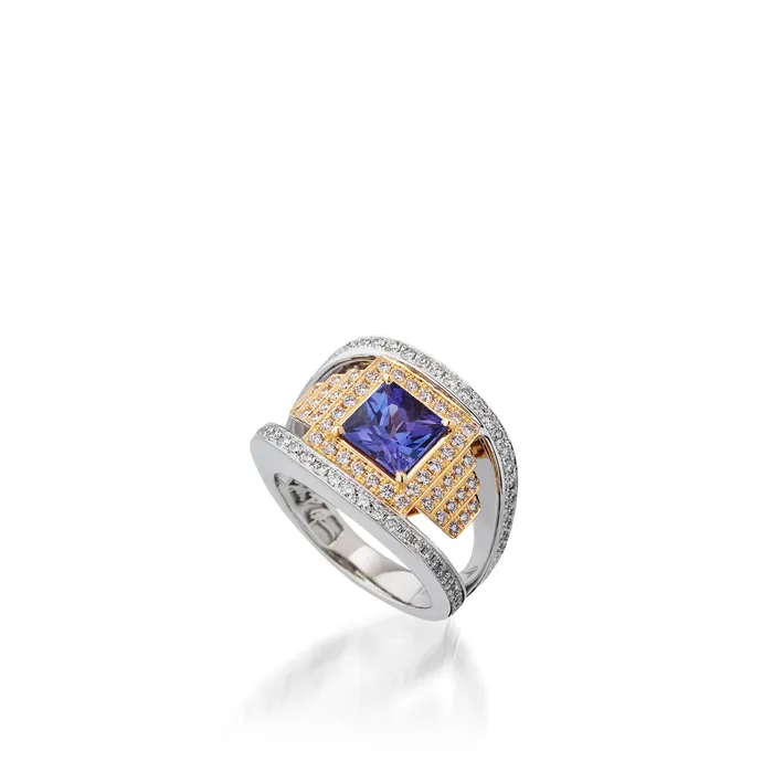 Rings John Atencio Signature Tanzanite Ring
