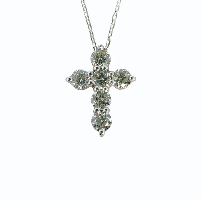 Donald Haack Diamonds Diamond Cross Necklace 301ctw Necklaces