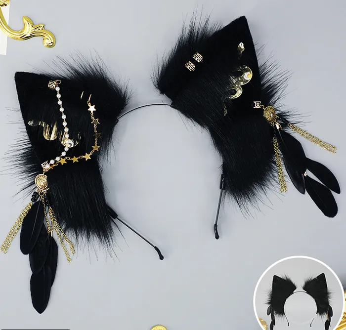 Earrings Midnight Animal Fuzzy Headband THE LUMI SHOP