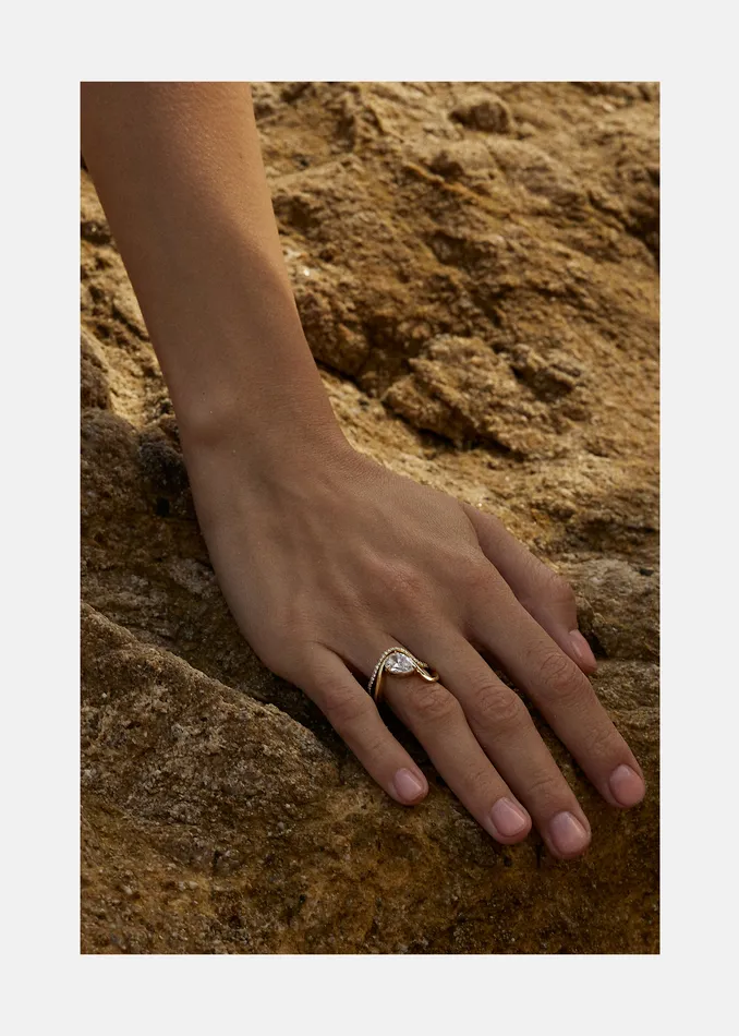 Mini Trace Pav Band KATKIMfinejewelry Rings
