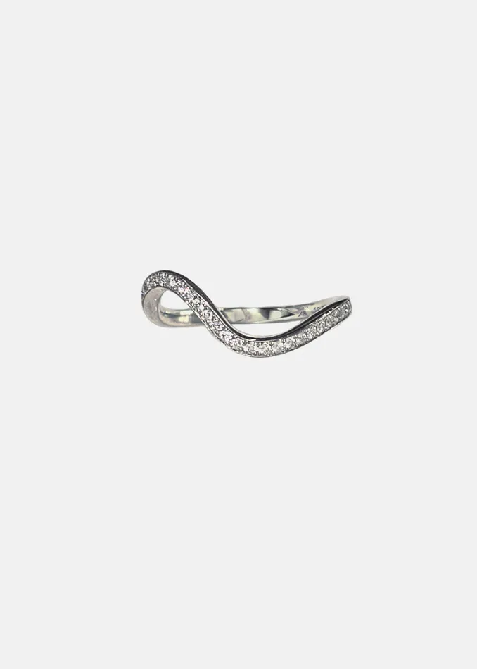 Mini Trace Pav Band KATKIMfinejewelry Rings