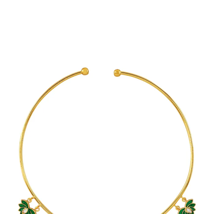 Necklaces Teejh Feeling Jhakaas Green Necklace