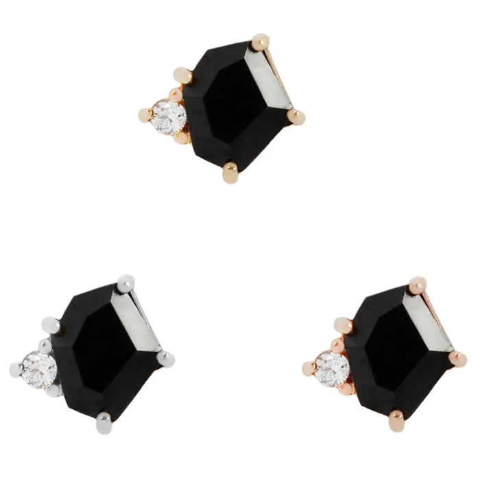 threadless Elicit End in Gold with Black Spinel CZ Buddha Jewelry Organics Necklaces threadless Elicit End in Gold with Black Spinel CZ Buddha Jewelry Organics Necklaces