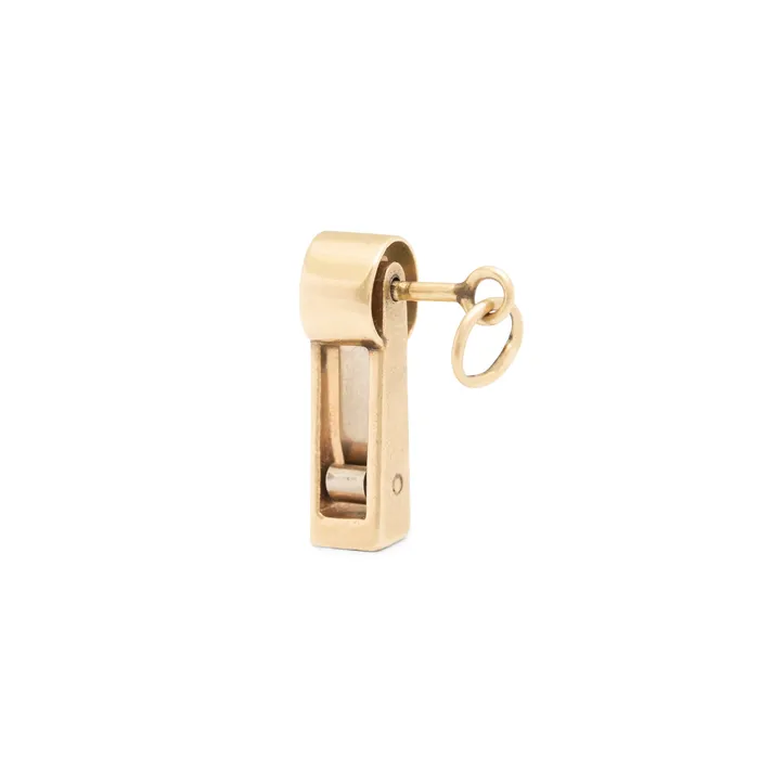 Vintage Charm Necklaces Movable Noisemaker 14k Yellow Gold Charm