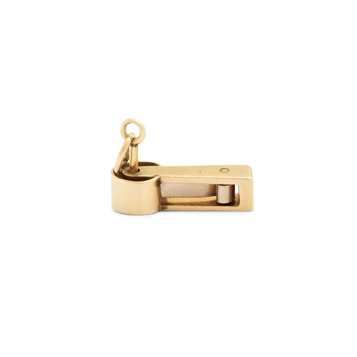 Vintage Charm Necklaces Movable Noisemaker 14k Yellow Gold Charm