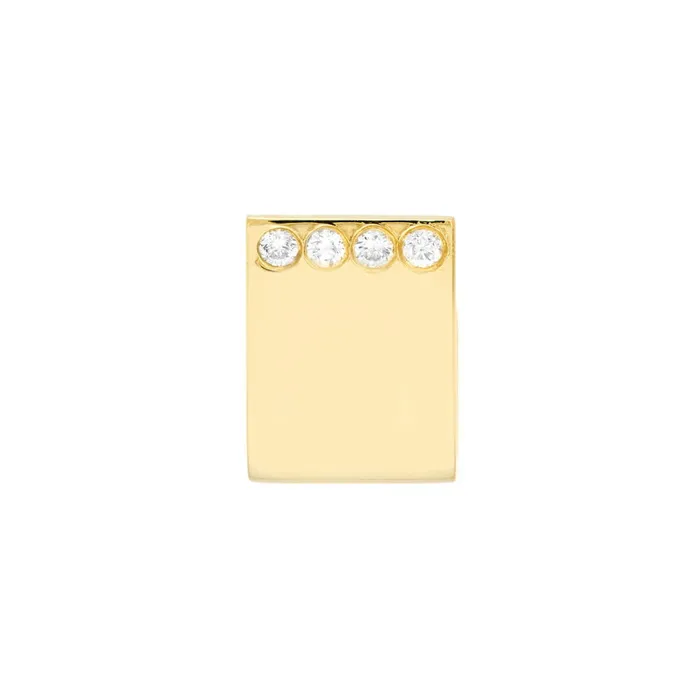Wide Diamond Huggie Earrings Alexis Jae Earrings