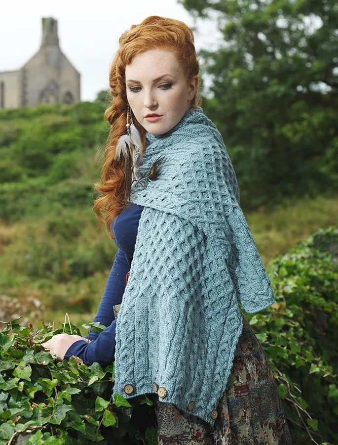 Aran Woollen Mills Snood Scarf with Buttons Necklaces Aran Woollen Mills Snood Scarf with Buttons Necklaces