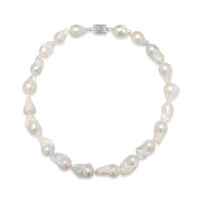 Baroque Pearl Necklace WN00505 New Yorker Pearly Lustre Necklaces