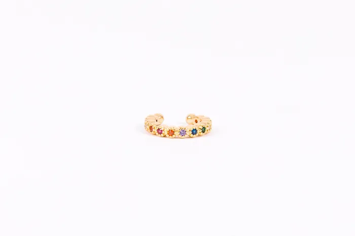 DLUX Bejeweled Ear Cuff Earrings