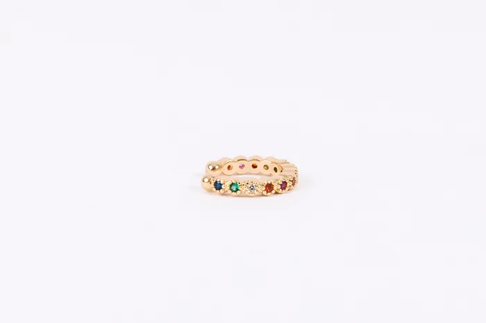 DLUX Bejeweled Ear Cuff Earrings