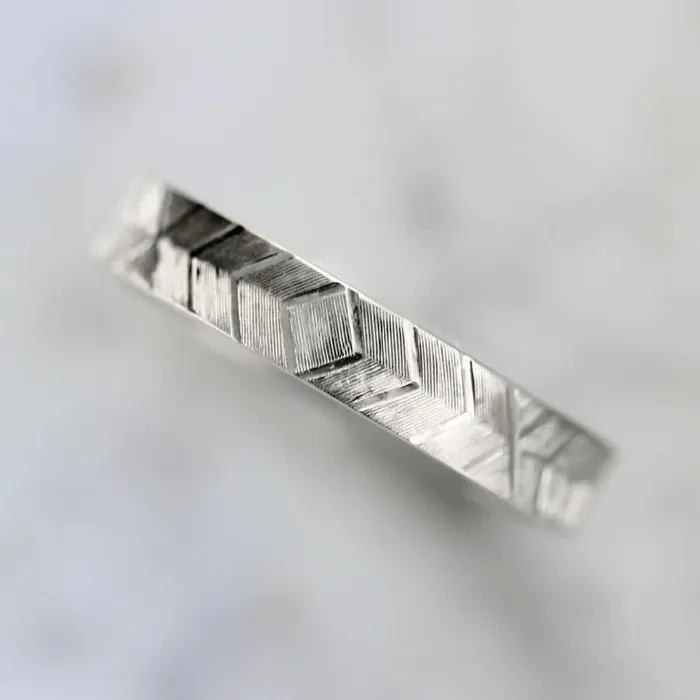 Made By Gem Breakfast Rings 4mm Follow Your Heart Engraved Band