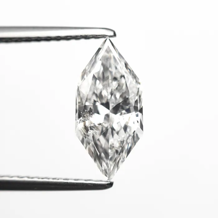 Misfit Diamonds Earrings 158ct 1214x573x376mm IGI I1 D Hexagon Brilliant 2574701