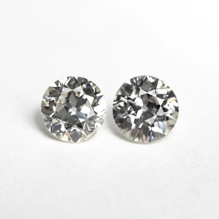 Misfit Diamonds Rings 125cttw 2pc 544x529x328mm 566x548x316mm SI2SI3 IL Antique Old European Cut Matching Pair 2442101 Misfit Diamonds Rings 125cttw 2pc 544x529x328mm 566x548x316mm SI2SI3 IL Antique Old European Cut Matching Pair 2442101