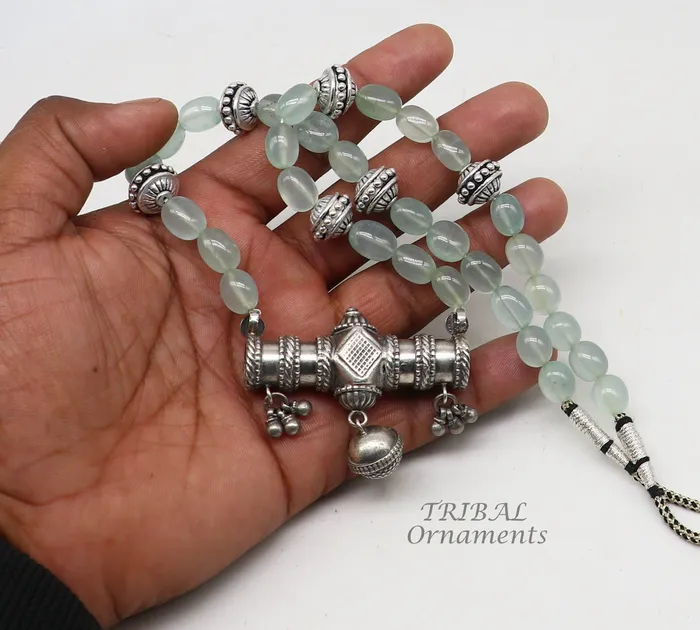 Necklaces TRIBAL ORNAMENTS 925 sterling silver handmade vintage designer stylish necklace wedding brides charm customized Guttapusalu necklace ethnic jewelry Set501 Necklaces TRIBAL ORNAMENTS 925 sterling silver handmade vintage designer stylish necklace wedding brides charm customized Guttapusalu necklace ethnic jewelry Set501