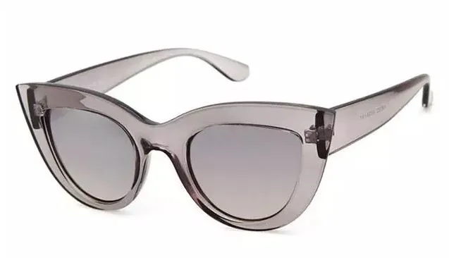 S390 Gray Frame Fashion Sunglasses POLLY Earrings
