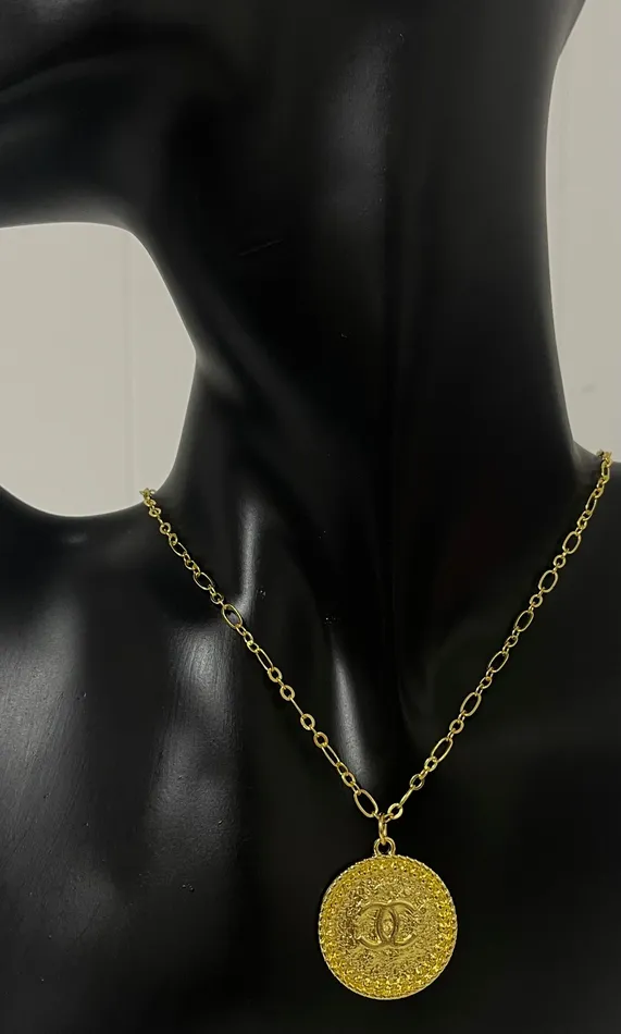 Twisted Moon Jewelry Necklaces CC Gold Necklace