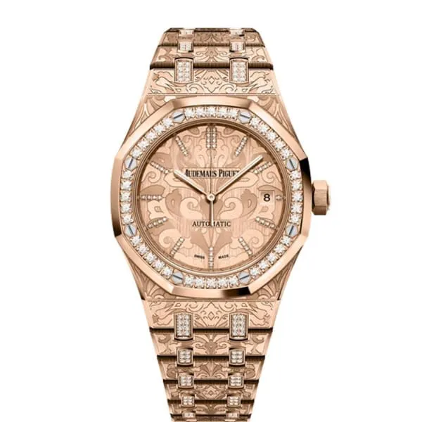 Bracelets Audemars Piguet Audemars Piguet Royal Oak Selfwinding Cashmere 37mm Watch Ref 15456ORZG1251OR01 Rose Gold Diamond Dial Case in 18K Rose Gold Diamond Bracelet Bracelets Audemars Piguet Audemars Piguet Royal Oak Selfwinding Cashmere 37mm Watch Ref 15456ORZG1251OR01 Rose Gold Diamond Dial Case in 18K Rose Gold Diamond Bracelet