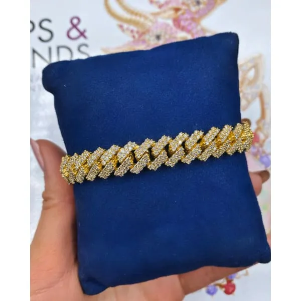 Bracelets Diamond Source NYC 14k Yellow Gold Fashion Cuban Link Diamond Bracelet BRA176133 Bracelets Diamond Source NYC 14k Yellow Gold Fashion Cuban Link Diamond Bracelet BRA176133