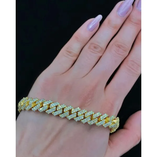 Bracelets Diamond Source NYC 14k Yellow Gold Fashion Cuban Link Diamond Bracelet BRA176133 Bracelets Diamond Source NYC 14k Yellow Gold Fashion Cuban Link Diamond Bracelet BRA176133