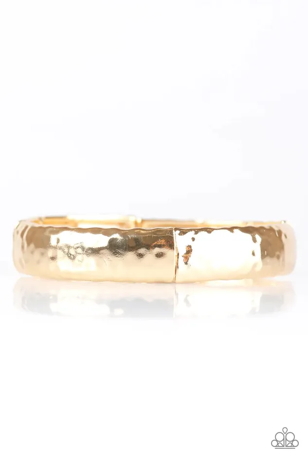 Bracelets Paparazzi Bracelet Glimpse Of Glimmer Gold Paparazzi Jewelry