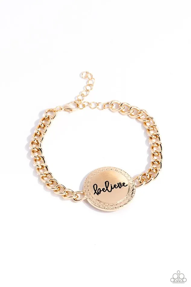 Bracelets Paparazzi Bracelet Hope and Faith Gold Paparazzi Jewelry Bracelets Paparazzi Bracelet Hope and Faith Gold Paparazzi Jewelry