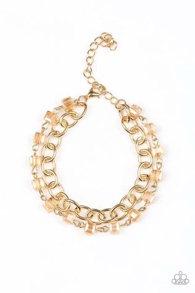 Bracelets Paparazzi Bracelet Life Of The Block Party Gold Paparazzi Jewelry
