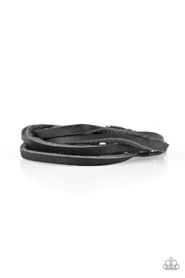 Bracelets Paparazzi Jewelry Paparazzi Bracelet Backroad Bandit Black