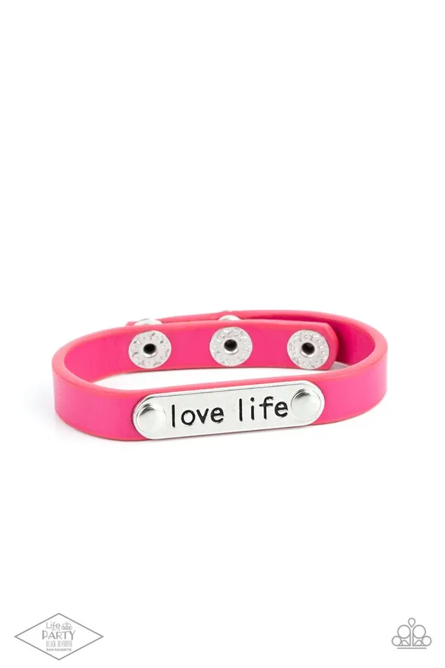 Bracelets Paparazzi Jewelry Paparazzi Bracelet Love Life Pink Bracelets Paparazzi Jewelry Paparazzi Bracelet Love Life Pink