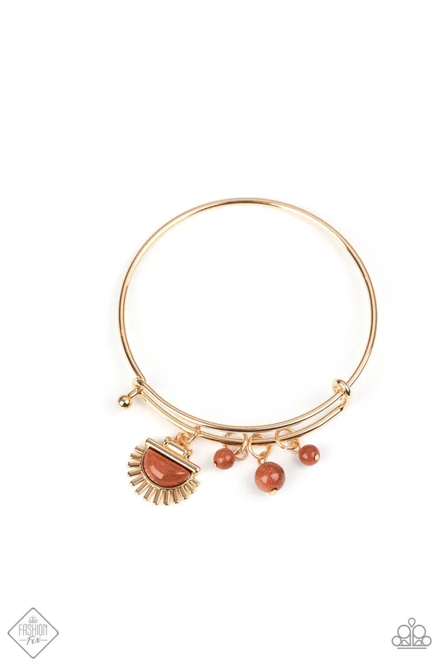 Bracelets Paparazzi Jewelry Paparazzi Bracelet Mind Body and SOL Gold Bracelets Paparazzi Jewelry Paparazzi Bracelet Mind Body and SOL Gold