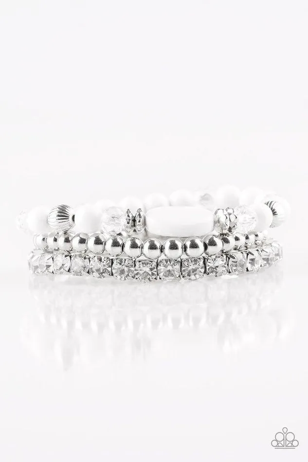 Bracelets Paparazzi Jewelry Paparazzi Bracelet Modestly Madonna White