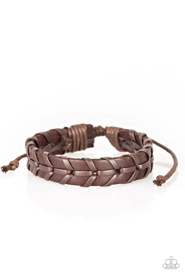 Bracelets Paparazzi Jewelry Paparazzi Bracelet Navy Nautical Brown