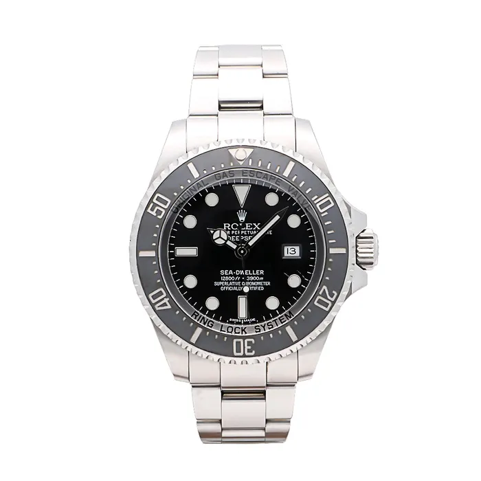 Bracelets Preowned Rolex Rolex Deepsea Stainless Steel Black Dial 44mm Automatic Preowned