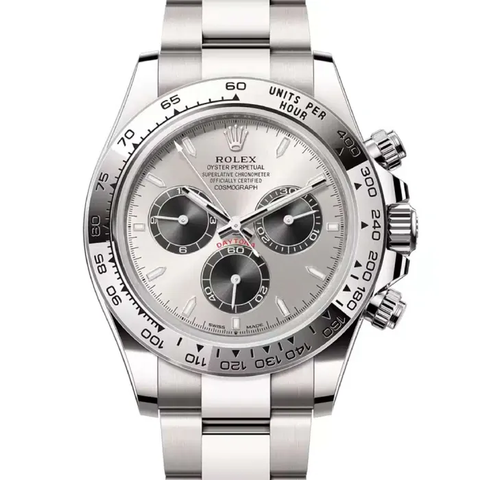 Bracelets Rolex Rolex Cosmograph Daytona 40mm Ref 126509 Steel Black Index Dial 18K White Gold Oyster Bracelet Mens Watch