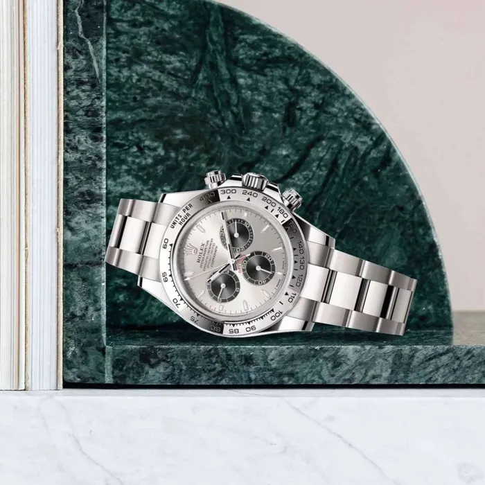 Bracelets Rolex Rolex Cosmograph Daytona 40mm Ref 126509 Steel Black Index Dial 18K White Gold Oyster Bracelet Mens Watch