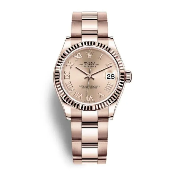 Bracelets Rolex Rolex Datejust 31mm Ref 2782750034 Sunburst Roman Dial 18K Rose Gold Oyster Bracelet Womens Watch Bracelets Rolex Rolex Datejust 31mm Ref 2782750034 Sunburst Roman Dial 18K Rose Gold Oyster Bracelet Womens Watch