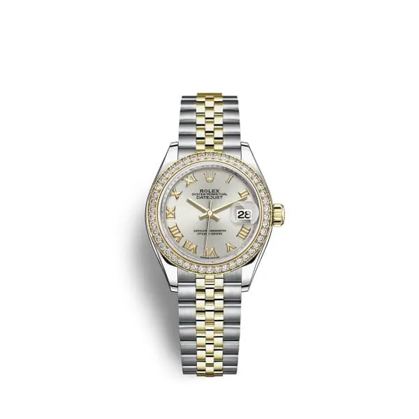 Bracelets Rolex Rolex LadyDatejust 28mm Ref 279383rbr0005 Silver Roman Dial Diamond Bezel Two Tone Stainless Steel 18K Yellow Gold Jubilee Bracelet Womens Watch Bracelets Rolex Rolex LadyDatejust 28mm Ref 279383rbr0005 Silver Roman Dial Diamond Bezel Two Tone Stainless Steel 18K Yellow Gold Jubilee Bracelet Womens Watch