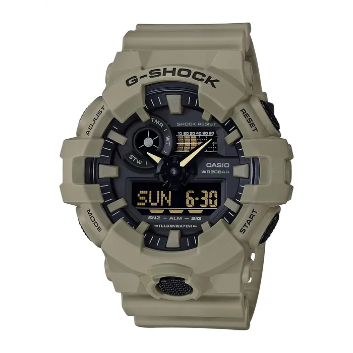 Casio GShock Utility Color Collection Tan AnalogDigital MultiFunction Watch Casio Watches Casio GShock Utility Color Collection Tan AnalogDigital MultiFunction Watch Casio Watches