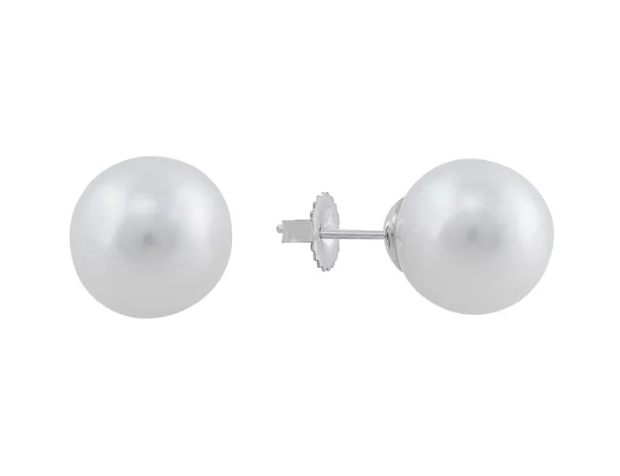 CJ Charles Jewelers 18k White Gold South Sea Pearl Earrings Earrings CJ Charles Jewelers 18k White Gold South Sea Pearl Earrings Earrings