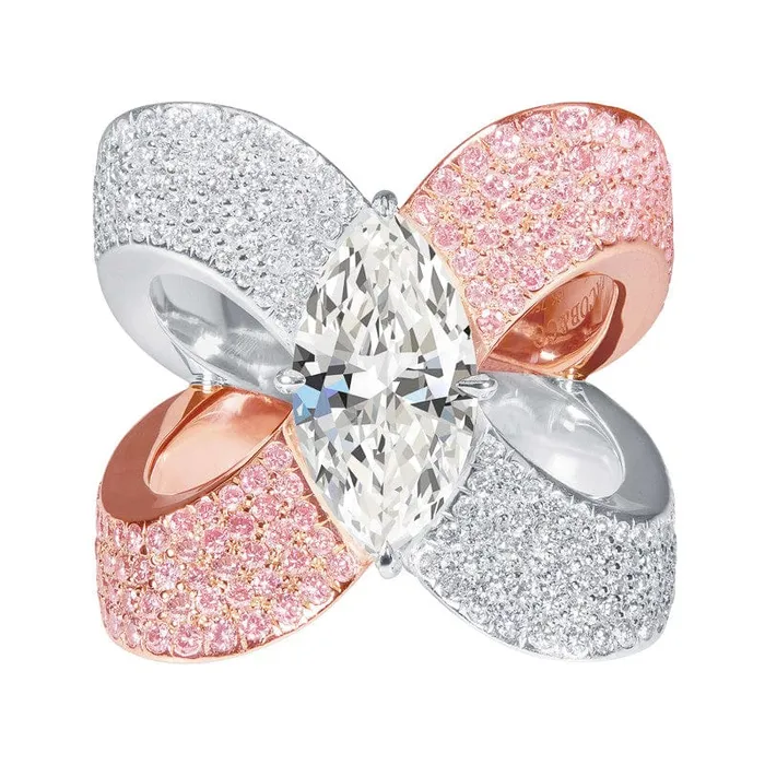 CJ Charles Jewelers Rings Estate Jacob Co 18k White Rose Gold 309ct Marquise Diamond Ring GIA Certified CJ Charles Jewelers Rings Estate Jacob Co 18k White Rose Gold 309ct Marquise Diamond Ring GIA Certified