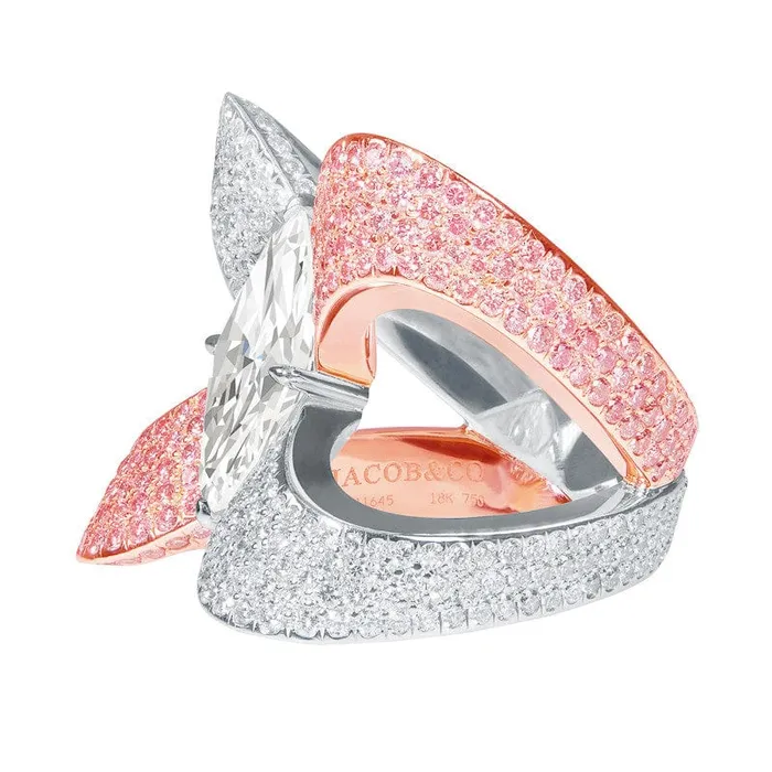 CJ Charles Jewelers Rings Estate Jacob Co 18k White Rose Gold 309ct Marquise Diamond Ring GIA Certified CJ Charles Jewelers Rings Estate Jacob Co 18k White Rose Gold 309ct Marquise Diamond Ring GIA Certified