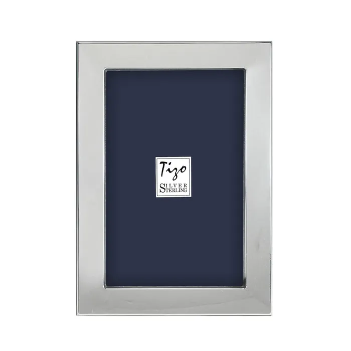 Croghans Rings Sterling Silver Plain Picture Frame 5x7