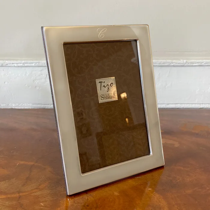 Croghans Rings Sterling Silver Plain Picture Frame 5x7