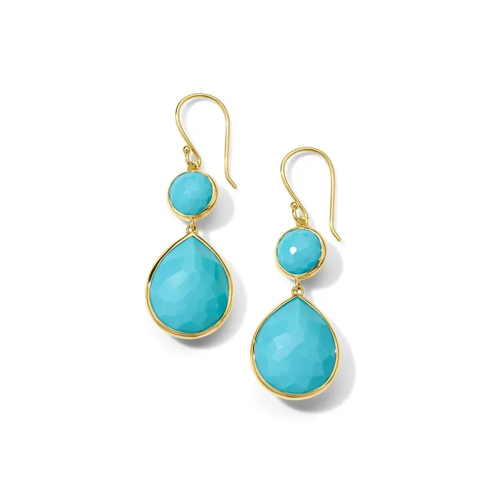 Earrings Ippolita Ippolita 18K Yellow Gold Rock Candy Snowman Teardrop Earrings Earrings Ippolita Ippolita 18K Yellow Gold Rock Candy Snowman Teardrop Earrings