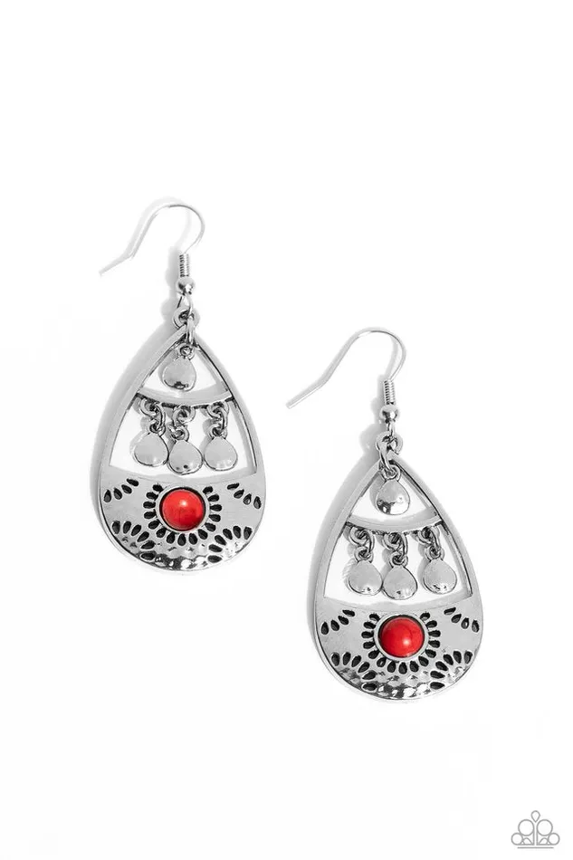 Earrings Paparazzi Earring Country Cabana Red Paparazzi Jewelry Earrings Paparazzi Earring Country Cabana Red Paparazzi Jewelry